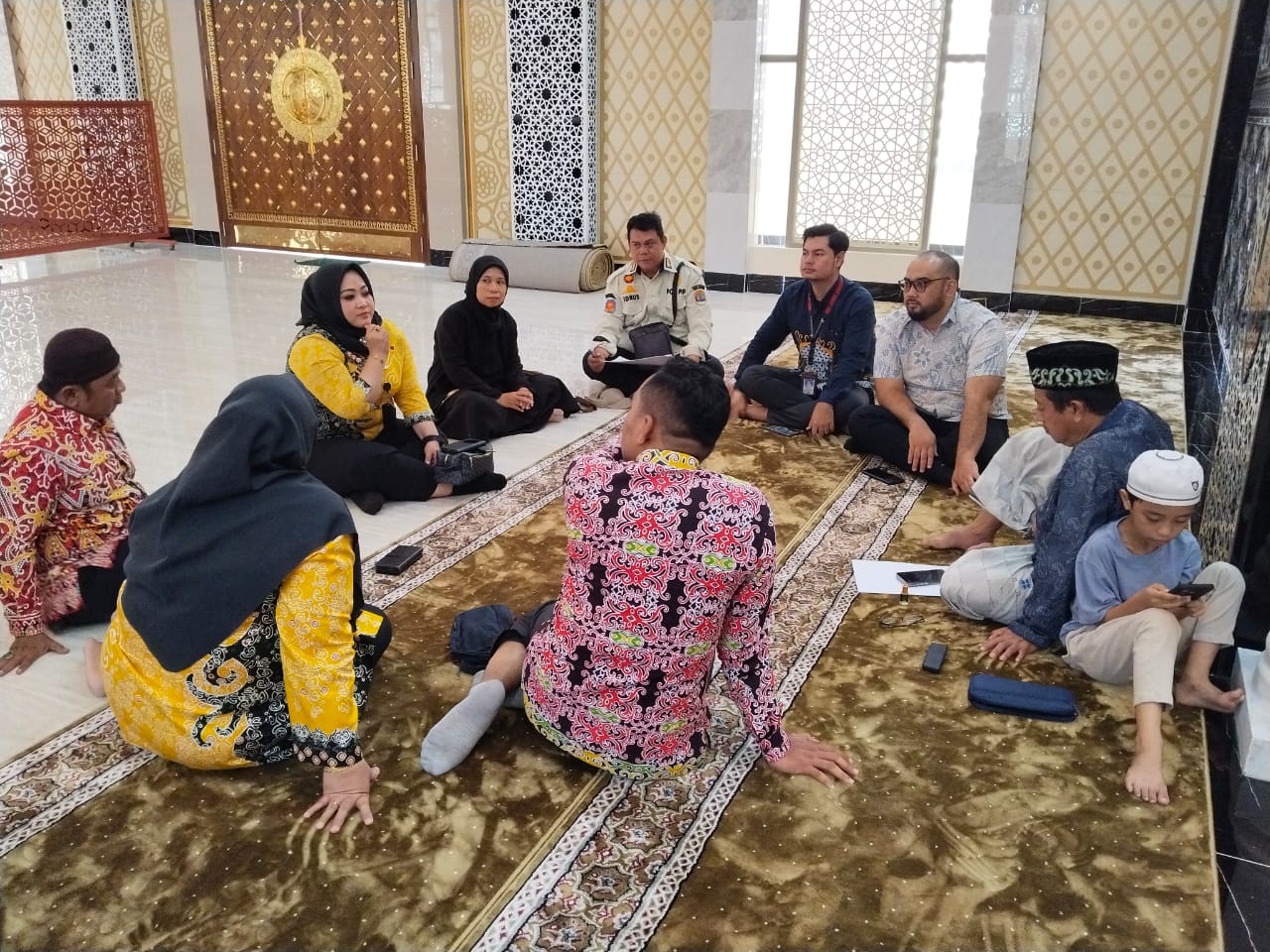 Kunjungan ke Masjid Nur Mubakkirin Dalam Rangka Koordinasi Kesiapan Pelaksanaan Kegiatan Buka Bersama Wali Kota Tarakan Bersama Masyarakat